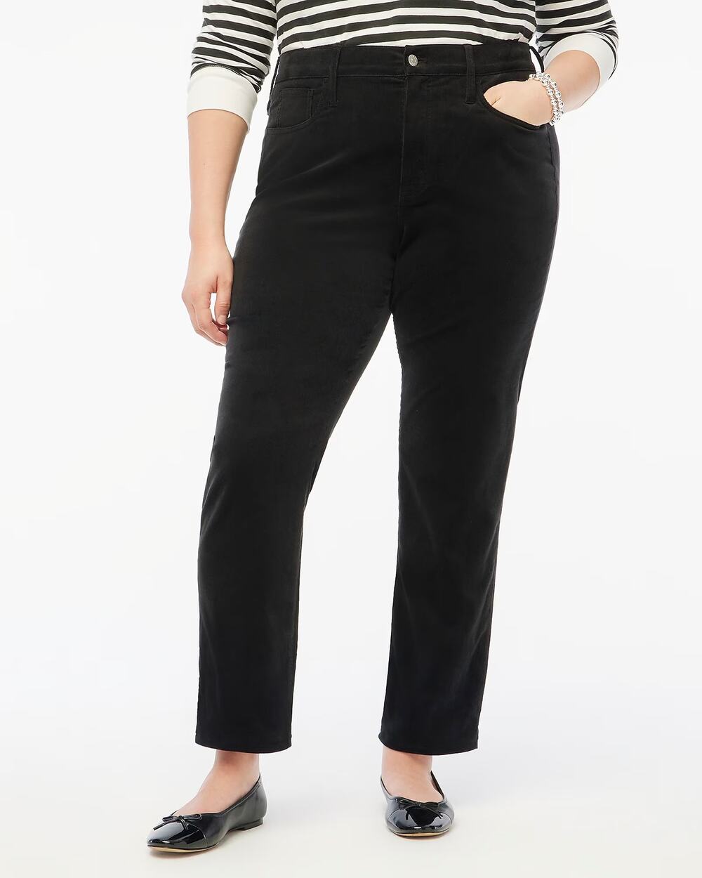 NWT J. Crew Corduroy Full-Length Essential Straight Pant Size 35